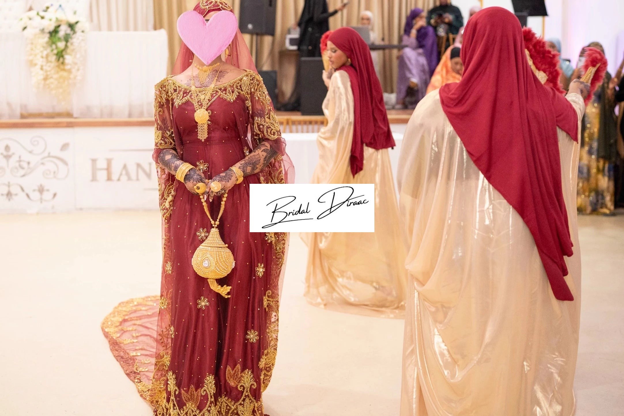 Burgundy luxe bridal Dirac