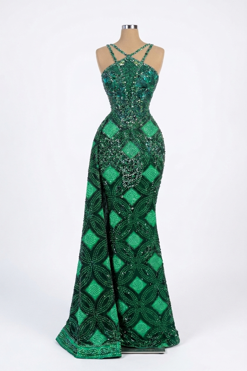 Bespoke Shaash Bridal Gown – Custom Luxury Somali Couture